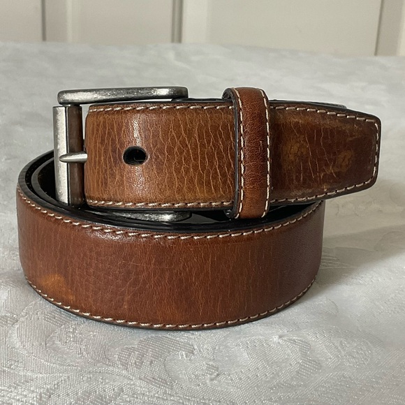 Columbia Brown Leather Belt Bag - Picture 1 of 7